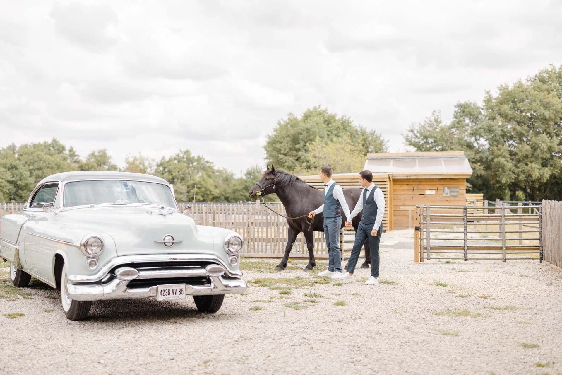 robe événement gris marron mariage